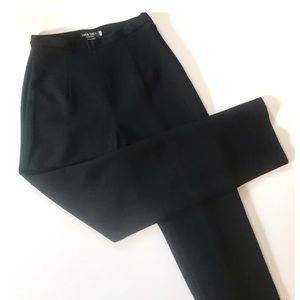 LUCA LUCA Black Crepe Career Pants